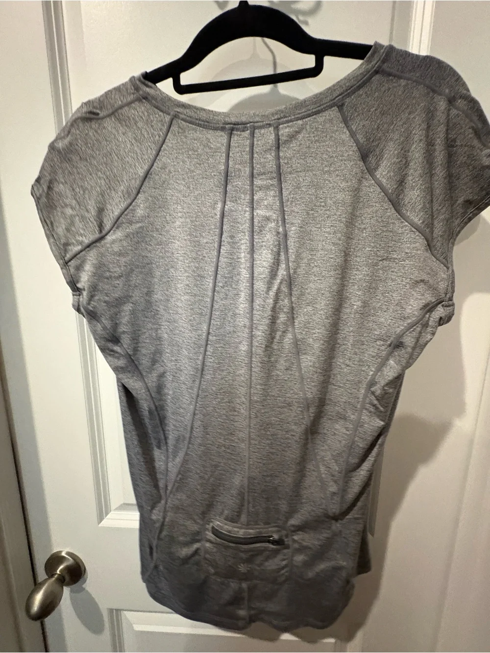 Athleta Heather Gray Performance top